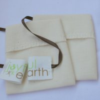 ~muslin reusable tea bags~ set of 2