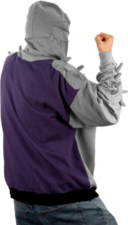 TMNT "Shredder" Hooded Sweatshirt ii (( 2009 )) [[ Via 80s Tees , Thanks 2 DON Y. ]]