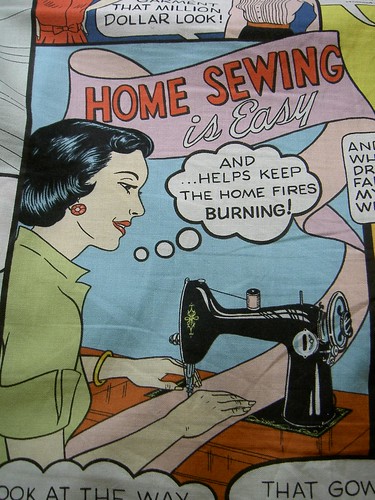 Home Sewing is easy - detail