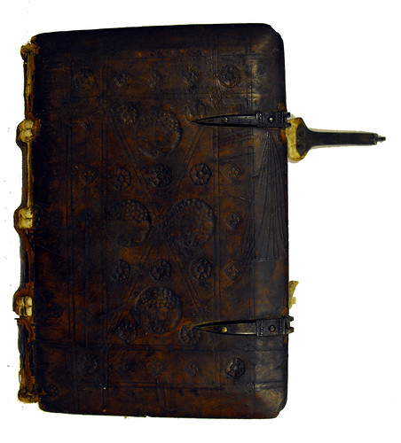 Front cover of binding from Guillermus Alvernus, Episcopus Parisiensis: Rhetorica divina
