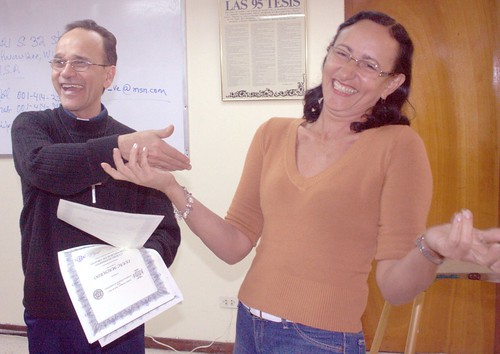 Pastor Novelli and Luz Maria