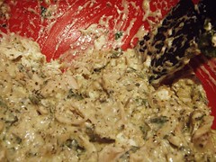pesto chicken appetizer with crescent rolls (super bowl) - 02