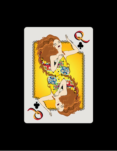 Klimt-ish Playing Card