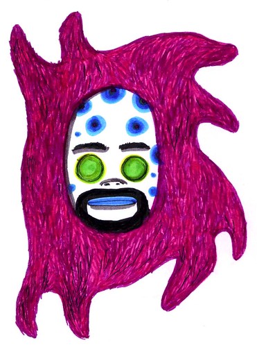 Purple Fur Ghostly Mustafa