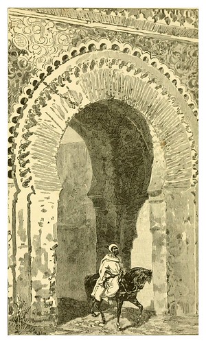 059-Puerta de entrada en Mequinez-Morocco its people and places-Edmondo De Amicis 1882