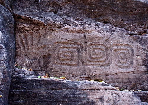 Petroglifos en Tehuelibampo, Sonora. by jessie_mpv