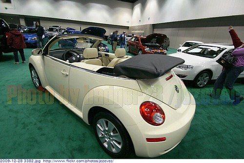 volkswagen beetle convertible 2009. 2009 VW Volkswagen Beetle convertible Cars on display at the 2010 Indy Auto Show, sponsored by Cars.com and the Indianapolis Star.