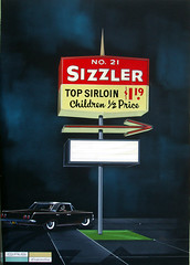 Sizzler Sign concept art