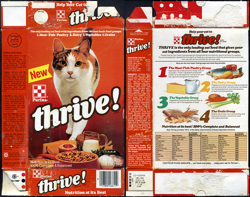 New - cat food box - 1981