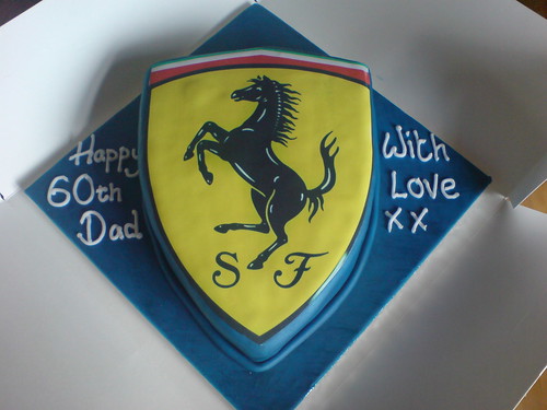 Ferrari Badge Cake