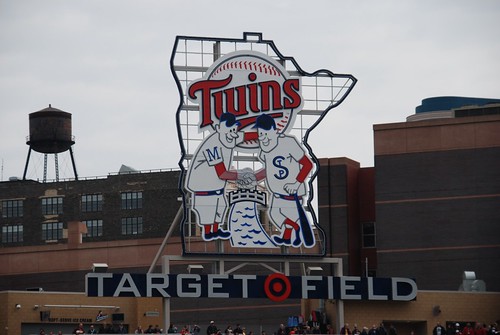 target field twins logo. Target Field Twins Logo