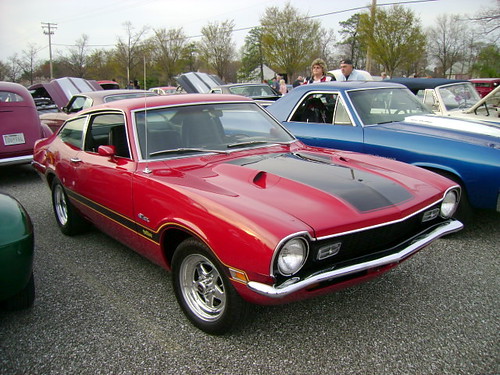 1971 Ford Maverick Grabber All the Grabber striping on this car is