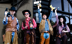 cowboys (and girl!) - it just ain't thrillin' if they ain't a-drillin' - click for matt t's arkaroola set on flickr