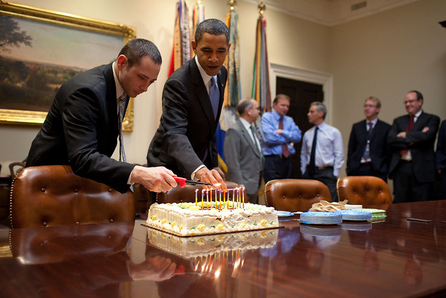 Barack Obama birthday cake