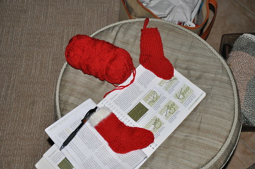 Christmas knitting