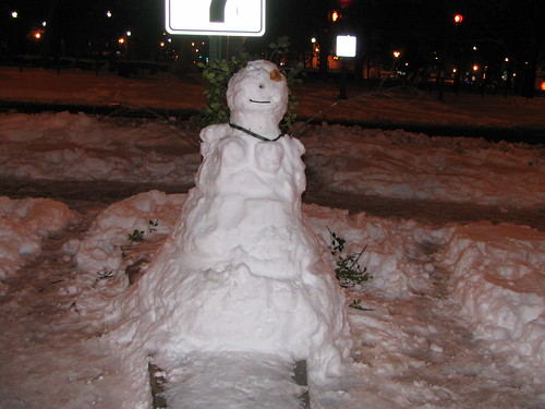 Dupont Circle Snowwoman