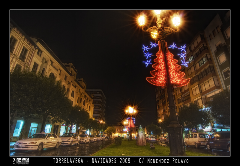 Torrelavega - Avenida Menendez Pelayo - Navidades 2009