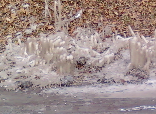 slush stalagmites