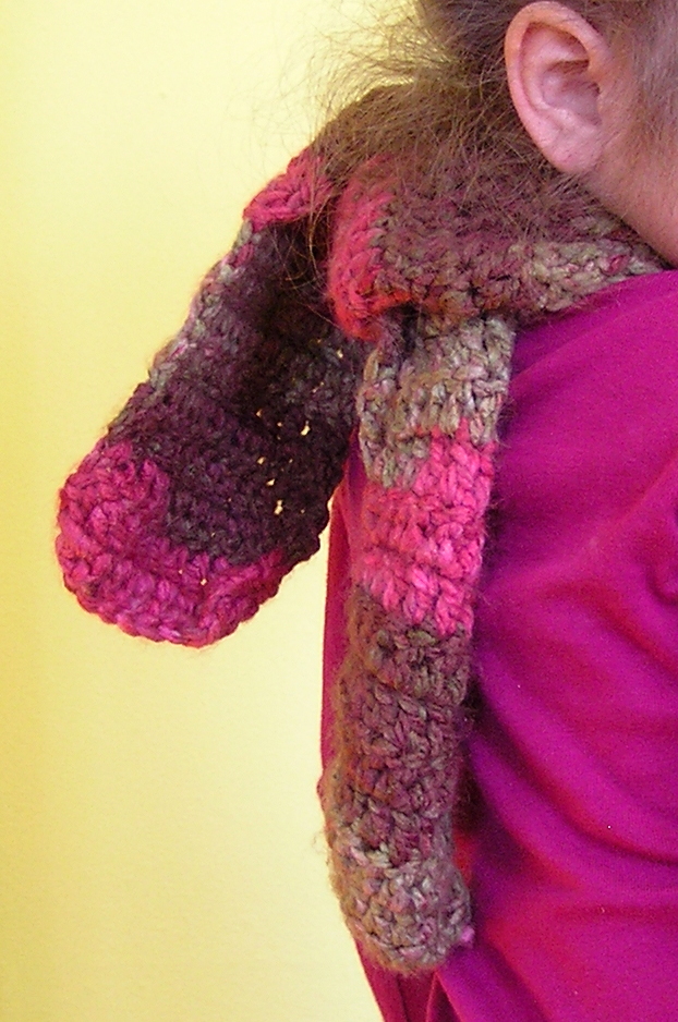 cozy crocheted scarf