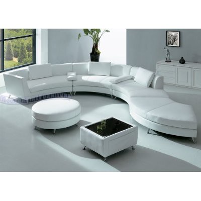 Contemporary White Furniture on Modern Sectional Sofa     Modern Furniture In White   Modern