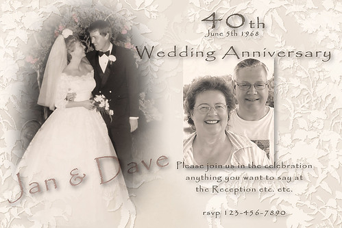 25th wedding anniversary invitations
