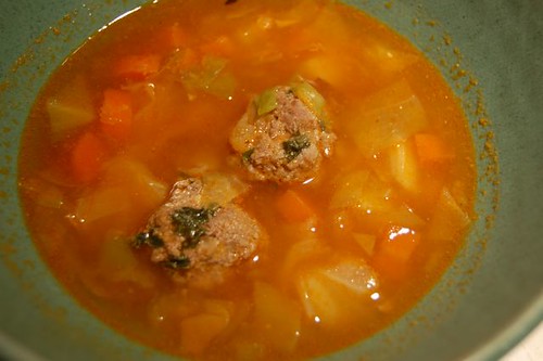 italian meatball soup