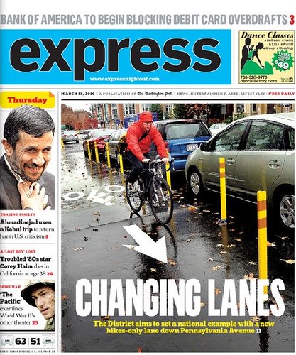Cycle track cover image, Express, 3/11/2010