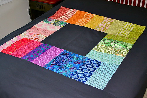 Paint box quilt backFinished!