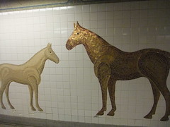 tile horses by central park