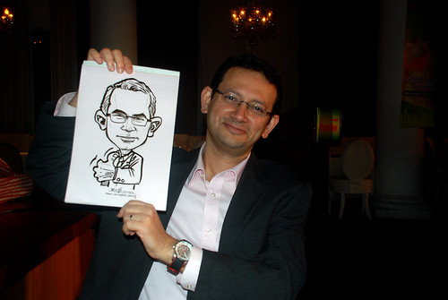 Caricature live sketching for GSK -15