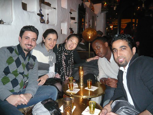 跟WMG的同學們到阿拉伯餐廳去