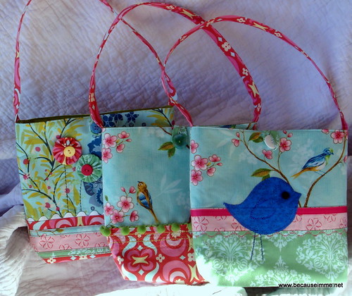 3 little purses for little girls