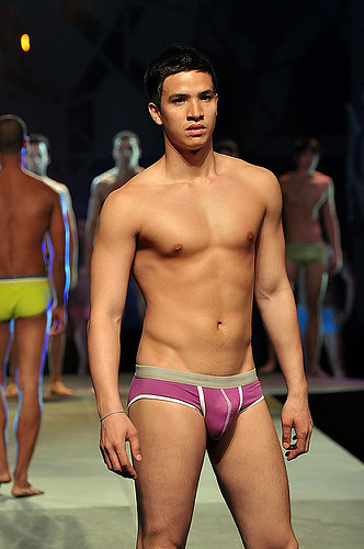 Markki Stroem asian hot underwear male model