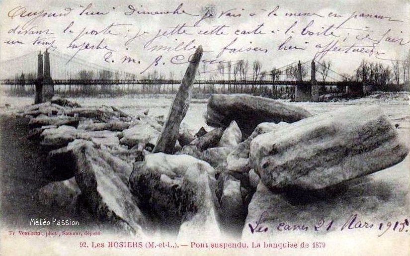banquise dans le Maine et Loire pendant l'hiver 1879 1880