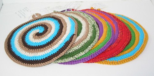A row of crochet