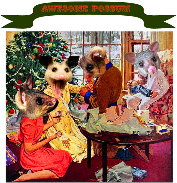 Mademoiselle Robot presents: the Awesome Possum Christmas Extravaganza