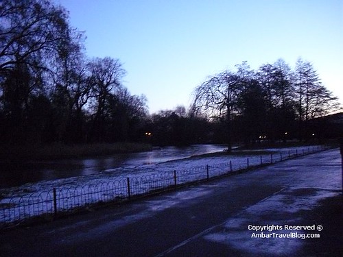 Frozen Lake In Regents Park