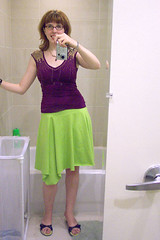 Simplicity 4672 skirt front view