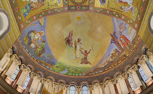 Cathedral Basilica of Saint Louis, in Saint Louis, Missouri, USA - Resurrection mosaic in east transept