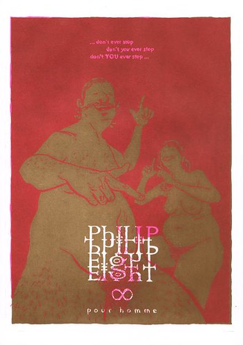 Philip Eight raw umber/fluorescent pink