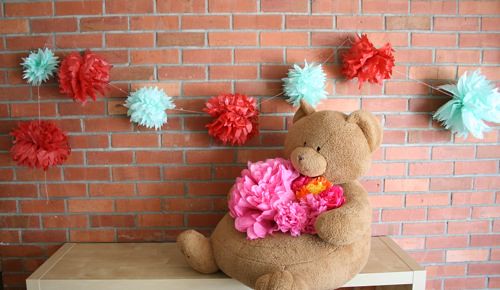 paper flowers for kids. tissue paper flowers 3 by