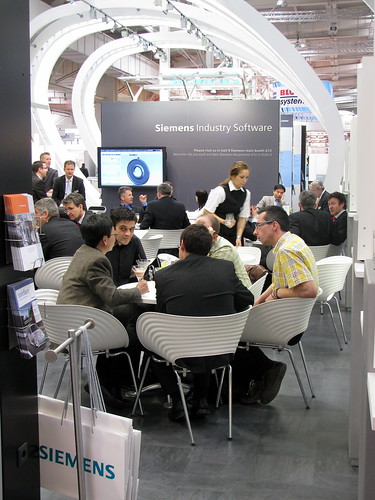 The Siemens PLM Software Booth