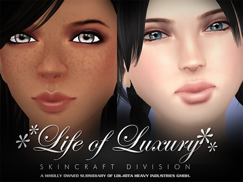 ✻✻LIFE of LUXURY✻✻ Eloh Eliot Gorgeous Masterskinworks Skin Collection 2008-2009 "The Free ♥♥♥ Spirit of Gradient Mesh Years" (Female)