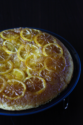 lemon upside down cake