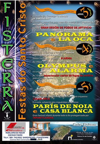 Fisterra - 2010 - Festas do Santo Cristo - abril - cartel