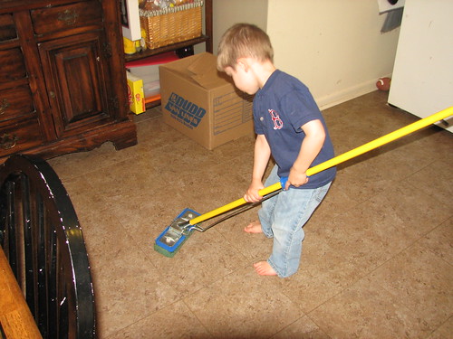 Sir O mopping