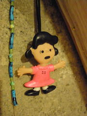 This rubber Lucy is my childhood toy