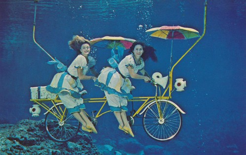 Mermaid Bicycle Built For Two - Weeki Wachee, Florida
