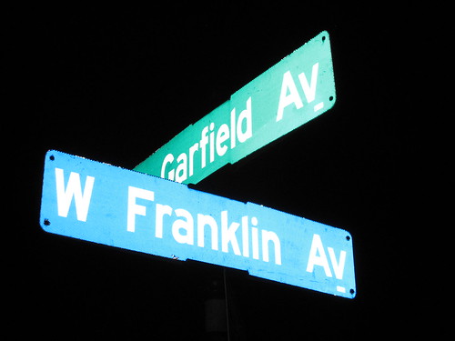 Garfield Ave S at Franklin Ave W