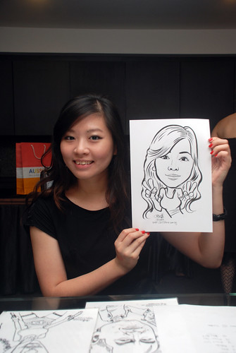 Caricature live sketching for Johnson & Johnson - 16
